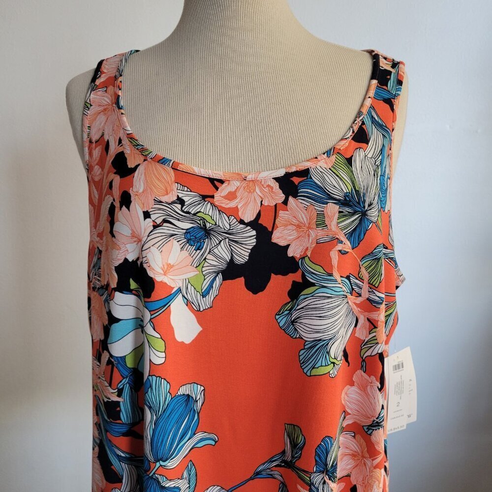 NWT Chico’s Floral Tank Top (Chico Size: 2) - Picture 12 of 16